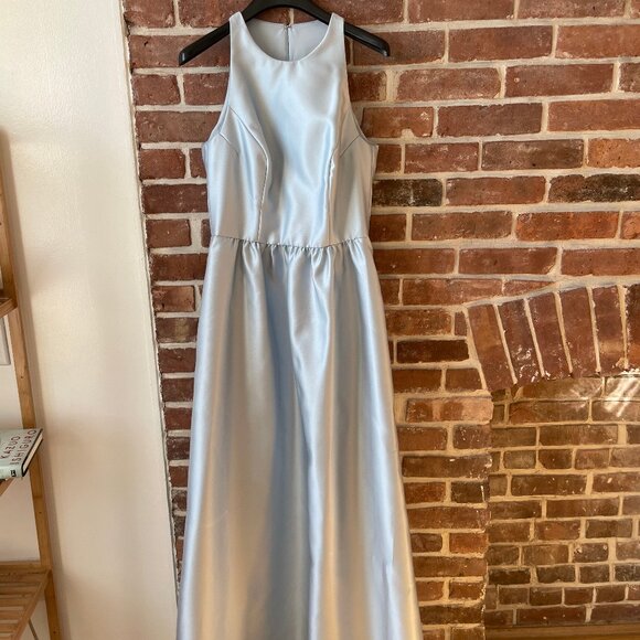 Alfred Sung Sleeveless Keyhole Back Dress in Satin - D707, Size 6 - Picture 1 of 10